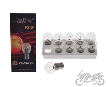 BULB 12V 21W P21W BA15S 10PCS PACK NAITE