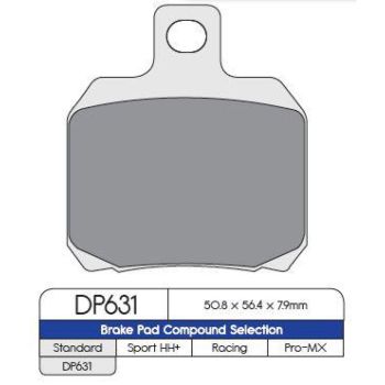 BRAKE PAD APR/DUC/BOMBRDR F/R