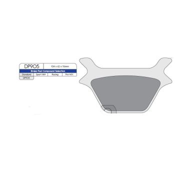 BRAKE PAD H-D 44209-87B/C