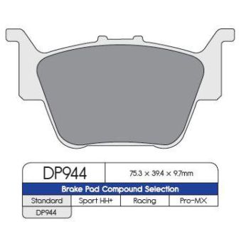BRAKE PAD HON ATV REAR