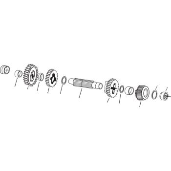 86-90 XL CTR SFT SPACERS