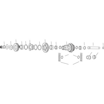 COUNTERSHAFT 65-76 BT