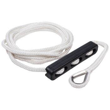 Qvarken Mooring Rope Dockline with compensator 14mm 4m white