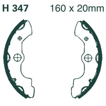 BRAKE SHOE GROOVED