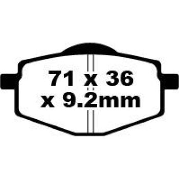 BRAKE PAD SINT R SERIES