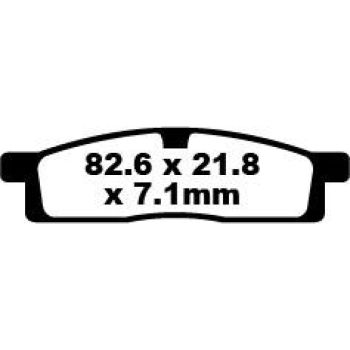 BRAKE PAD SINT R SERIES