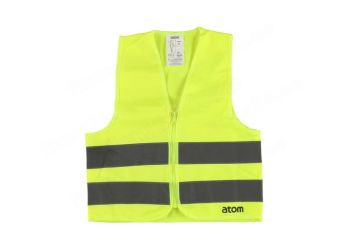 Helkurvest lukuga lastele kollane S