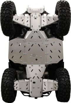 Skid plate full set (aluminium): Segway Snarler AT10 LW