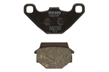 Piduriklotsid FDB314P FERODO plaatina, mõeldud kasutamiseks maantee sobib APRILIA; BUELL; GAS GAS; HUSQVARNA; KAWASAKI; KYMCO; SUZUKI