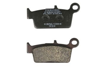 Piduriklotsid FDB539P FERODO plaatina, mõeldud kasutamiseks maantee sobib DERBI; GAS GAS; HONDA; KAWASAKI; KYMCO; PEUGEOT; SUZUKI; YAMAHA