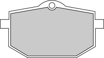 FERODO Piduriklotsid FDB583P FERODO plaatina, mõeldud kasutamiseks maantee sobib YAMAHA