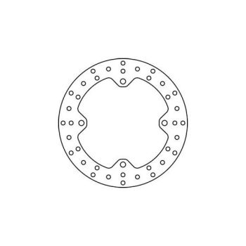 TRW Piduriketas MST325 Tagumine fikseeritud TRW 256/144/4mm/166mm