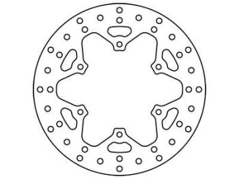 TRW Piduriketas MST333 Tagumine fikseeritud TRW 220/100/4mm/116mm