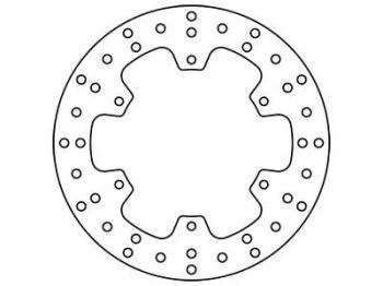 Piduriketas MST341 Tagumine fikseeritud TRW 220/118/4mm/134mm