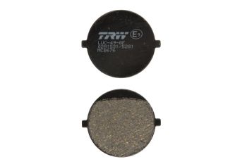 Piduriklotsid MCB676 TRW orgaaniline, mõeldud kasutamiseks maantee/offroad/tõukerattad sobib CAGIVA; JAWA