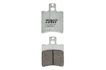 Piduriklotsid MCB644EC TRW orgaaniline, mõeldud kasutamiseks maantee/offroad/tõukerattad sobib APRILIA; BETA; CAGIVA; DERBI; FANTIC; GARELLI; GILERA; HRD; KTM; LAVERDA; MALANCA; MBK; MONTESA