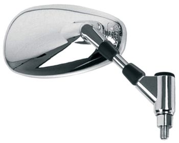 Peegel VIC-EY108D parem 10mm g. vasakpoolne k. kroomvärv sobib SUZUKI; YAMAHA