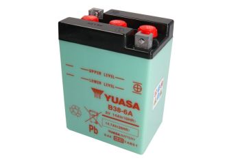 YUASA Akumulator motocyklowy YUASA B38-6A 6V 13,7Ah R+
