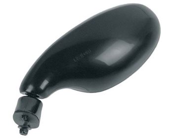Peegel VIC-E437I vasak 6mm g. parempoolne k. must sobib CAGIVA; DERBI