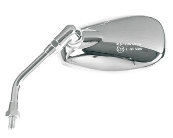 VICMA Peegel VIC-E475 universaalne 10mm g. parempoolne/vasakpoolne k. kroomvärv sobib SANGYANG/SYM