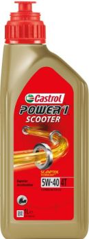 4T mootoriõli 5W40 CASTROL Power 1 Scooter 1I 4T, API SL JASO MB sünteetiline
