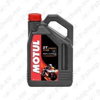 Mootoriõli 2-taktilistele MOTUL 710 4I 2T ester, API TC JASO FD sünteetiline