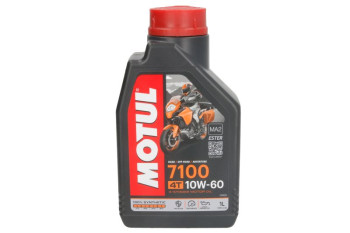 4T mootoriõli 10W60 MOTUL 7100 1I 4T ester, API SN JASO MA-2 sünteetiline