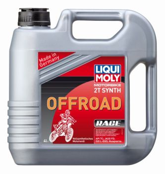 Mootoriõli 2-taktilistele LIQUI MOLY OFF ROAD RACE 4I 2T, API TC JASO FD sünteetiline