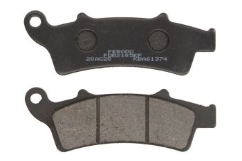 Piduriklotsid FDB2105EF FERODO öko hõõrdumine, mõeldud kasutamiseks mootorrattas/tõukerattad sobib APRILIA; KYMCO; MALAGUTI; PEUGEOT