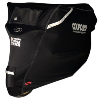 mootorratta kate OXFORD PROTEX STRETCH Outdoor CV1 värv must, mõõt S