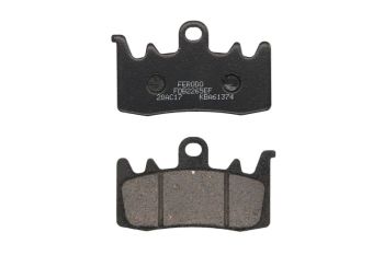 FERODO Piduriklotsid FDB2265EF FERODO öko hõõrdumine, mõeldud kasutamiseks mootorrattas/tõukerattad sobib APRILIA; BENELLI; BMW; DUCATI; INDIAN; MV AGUSTA