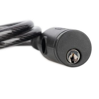 Ketilukk Bumper Cable lock OXFORD värv must 600mm x 6mm