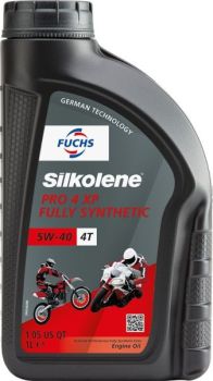 SILKOLENE 4T mootoriõli 5W40 SILKOLENE PRO 4 1I 4T ester, API SN JASO MA-2 sünteetiline
