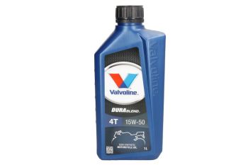 VALVOLINE 4T mootoriõli 15W50 VALVOLINE DURABLEND 1I 4T, API SL JASO MA-2 poolsünteetiline