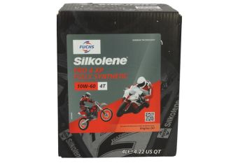 4T mootoriõli 10W60 SILKOLENE PRO 4 4I 4T biolagunevad pakendid; ester, API SN JASO MA-2 sünteetiline