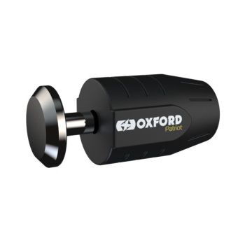 Pidurikettalukk alarmiga PATRIOT OXFORD värv must klemm 14mm