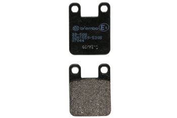 Piduriklotsid 07044 BREMBO orgaaniline, mõeldud kasutamiseks maantee