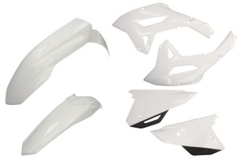 Maastikul olevad plastist tarvikud, värv Valge sobib HONDA CRF 450 2022-2022