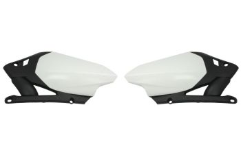 Külgpaneelid, värv Must/Valge sobib YAMAHA YZ 450 2010-2013
