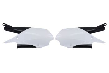 Külgpaneelid, värv Must/Valge sobib YAMAHA YZ 250/450 2018-2023