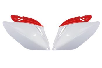CEMOTO Külgpaneelid, värv Punane/Valge sobib HONDA CRF 250 2006-2008