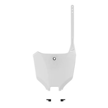 CEMOTO Algnumber (plastron), värv Valge sobib HONDA CRF 250/450 2021-2023