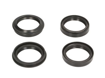Esivedrustuse täielik õli- ja tolmutihendite komplekt 56-133 (43 x 54 x 11) (kogus pakendis 4tk)sobib APRILIA; BMW; BUELL; CAGIVA; DUCATI; HONDA; KAWASAKI; SUZUKI; TRIUMPH; VICTORY; YAMAHA