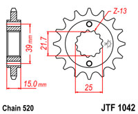 Esimene hammasratas JT 1042.14