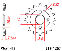 Esimene hammasratas JT 1257.14