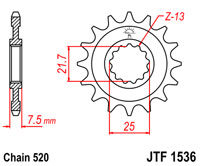 Esimene hammasratas JT 1536.16