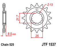 Esimene hammasratas JT 1537.16