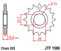 Esimene hammasratas JT 1586.17