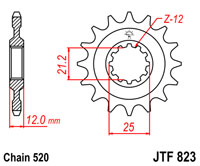 Esimene hammasratas JT 823.12
