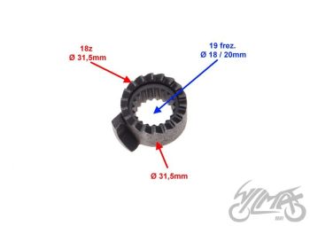 Käivitushoova hammasratas - Minarelli AM6